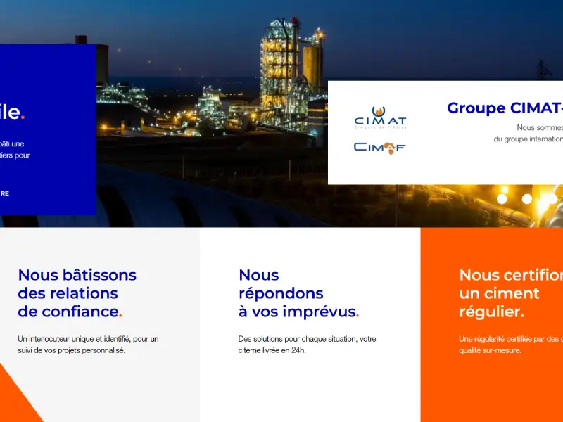 Vracs de l'Estuaire – Theme wordpress sur mesure